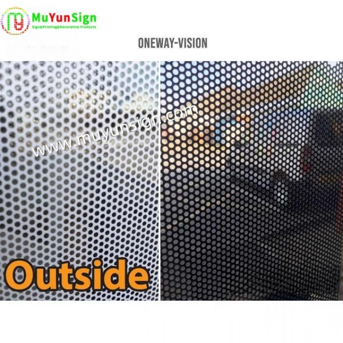 One Way Privacy Window Screen Mesh Printable Adhesive Vinyl Easy ...