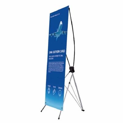 Aluminum Alloy Outdoor X Banner Stand for Advertising Display
