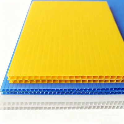 Polypropylene Corrugated Plastic Sheet Lightweight PP Hollow Sheet