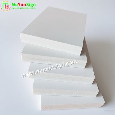 White PVC Cellular Board Printable High Density 0.45 g/cm3 Foamed PVC Sheet