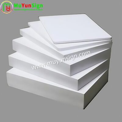 High Density White Matt Celuka PVC Foam Board UV Ink Printability
