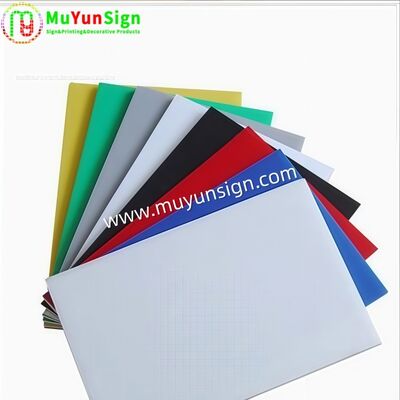 Decoration Closed Cell PVC Foam Board Multiple Thickness Color For Partition Wall