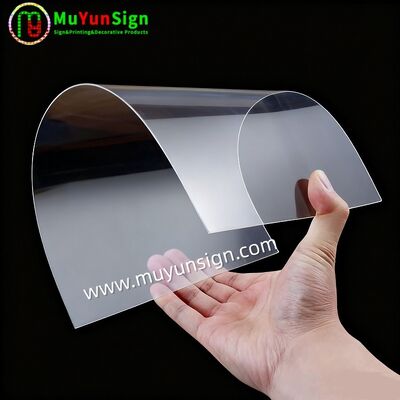 Ultra Thin Cast Transparent Acrylic Sheet Bendable 1mm 2mm