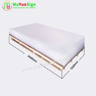 White Solid Acrylic Sheet Pmma Panel Gloss Or Matt Surface PE Film Covering