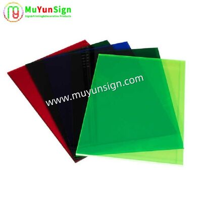 Glossy Semi Transparent Acrylic Sheet Colored Lightweight For Furniture