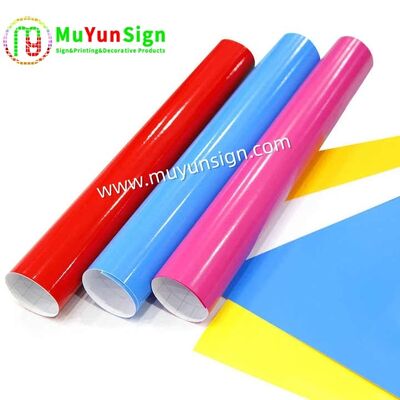 Colored Vinyl Lettering Film Self Adhesive Vinyl Various Color For Retail Signage