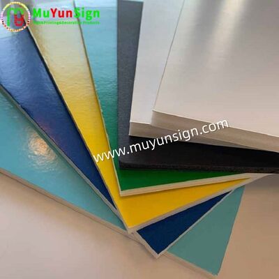Polystyrene Foam Core Paper Foam Board Customized Color Warp Free