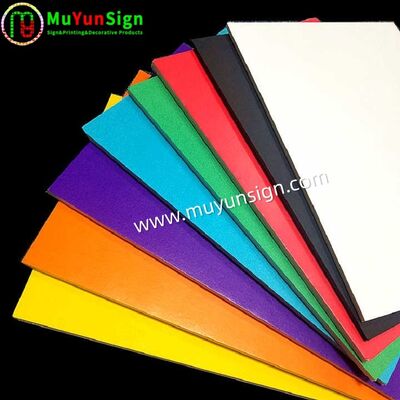 Bright Paper Color KT Board Matte Finish Digital Printing Advertising Paper Foam Board