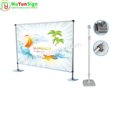 Aluminum Alloy Banner Display Stand Retractable Aircraft Grade for Trade Show