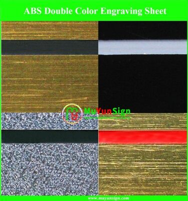 ABS Sheet Double Color Plastic Board For Laser CNC Engraving And Rotary Routing Featuring Easy Cutting Sawing Drilling And Heat Bending