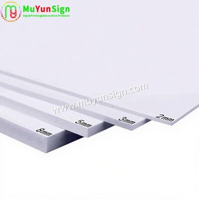 Matte Finish PVC Foam Board Wall Panel Multi Thickness Fire Resistance