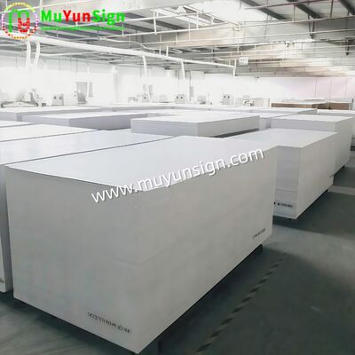 Matte Finish PVC Foam Board Wall Panel Multi Thickness Fire Resistance