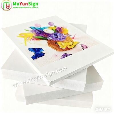 UV Ink Printability Forex PVC Foam Board Matt Finish Lightweight