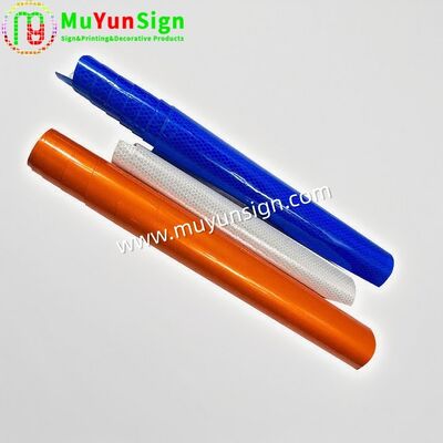Vehicle Graphics Reflective Sheeting For Traffic Safety Vinyl Printing Reflective Film