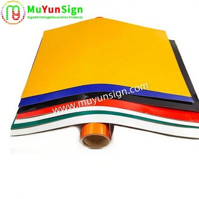 Sign Making Reflective Vinyl Rolls Green Red Black Yellow White Orange Acrylic Surface