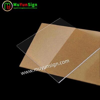 1.2 g/cm3 Transparent Acrylic Sheets PE Film Covering Bathroom Door Plexiglass