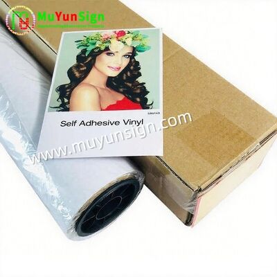 Permanent / Removable Glue Self Adhesive Vinyl Film Roll For Digital Printing