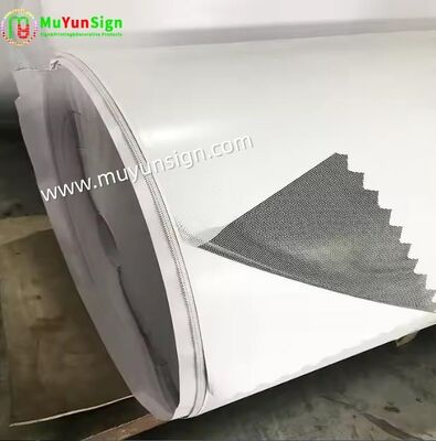 Perforated One Way Vision Vinyl For Glass Window Self Adhesive Printable