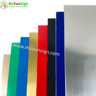 Double Color Plastic ABS Sheet Customized Thickness / Color 1220x2440mm