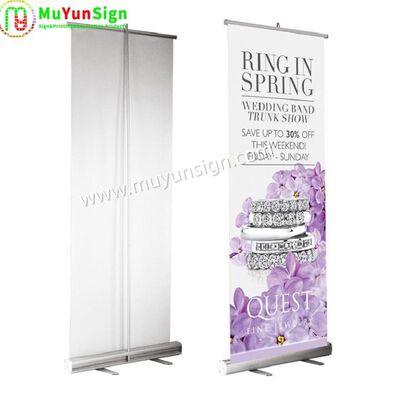 Aluminum Alloy Advertising Display Stand 80x200cm For Corporate Events