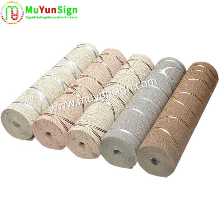 Waterproof Self Adhesive Wall Paper Removable For Indoor Wallcloth Decoration