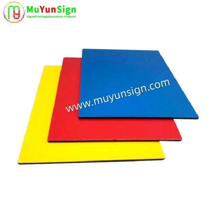 Durable Aluminum Composite Panel with 3mm and 4mm Thickness Featuring Two Aluminum Skins and a Lightweight PE Core for Facade Applications