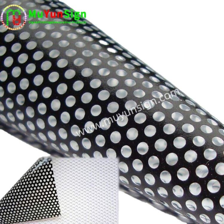 Micro-Perforated One-Way Vision Film Perfect Privacy + Powerful Ads Window Film Beat the scorching heat and turn your glass windows into high-traffic billboards!