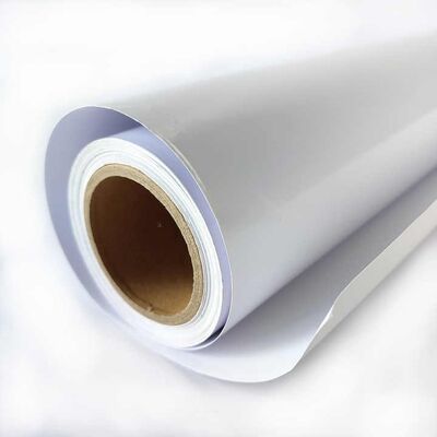 Vehicle Car Wrapping Self Adhesive Vinyl White PVC Film Roll Digital Printing