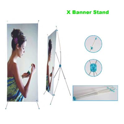 Aluminum Alloy Outdoor X Banner Stand for Advertising Display