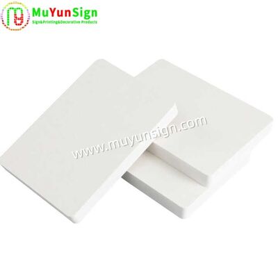Rigid PVC Foam Board PE Film Surface Printing Multiple Density Expanded