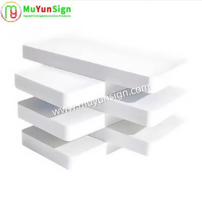 High Density White Matt Celuka PVC Foam Board UV Ink Printability