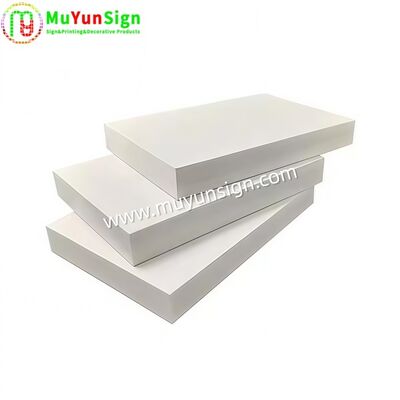 High Density White Matt Celuka PVC Foam Board UV Ink Printability