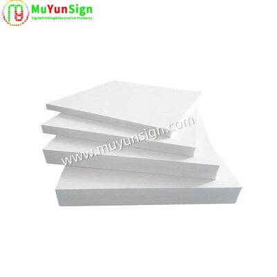 Multiple Thickness White PVC Foam Board Lamination Covering Recycled