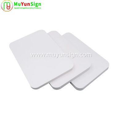 High Density Pvc Hard Board Multiple Thickness White Black Glossy Surface