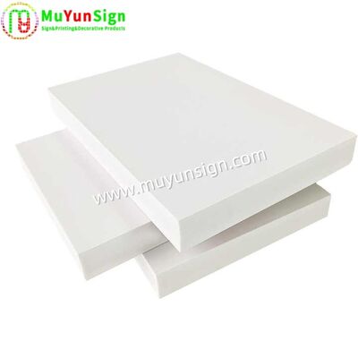 High Density Pvc Hard Board Multiple Thickness White Black Glossy Surface