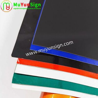 Diamond Warning Reflective Sheeting For Highway / City Road Traffic Sign