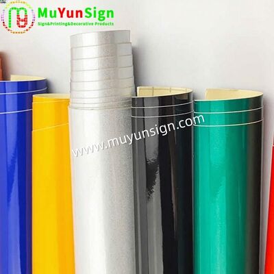 Vinyl PVC Surface Self Adhesive Reflective Film For Commercial Signs Solvent Printing