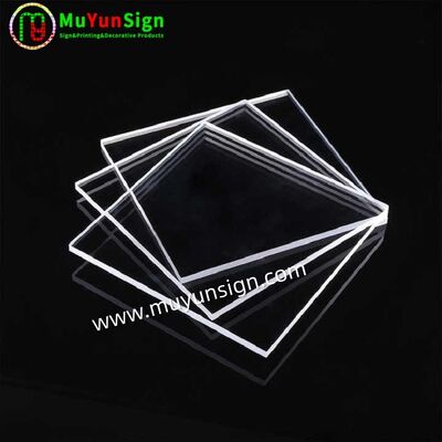 3mm Transparent Acrylic Sheet Both Sides PE Film Protection PMMA Crystal Sheet