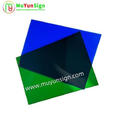 Customized Frosted Acrylic Sheet Red Yellow Green Blue Black