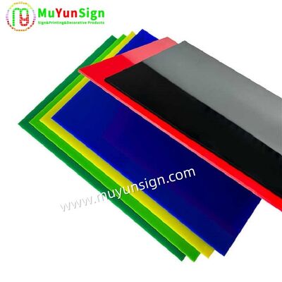Coloured Perspex Sheet PE Protection Film Covering Cast Acrylic Sheet Cutting