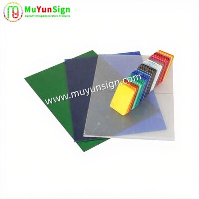 Glossy Semi Transparent Acrylic Sheet Colored Lightweight For Furniture