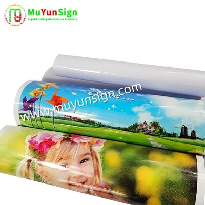 White Glue Self Adhesive Vinyl Digital Printing For Car Wrapping Film Advertisement