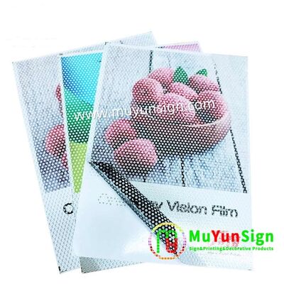 Perforated One Way Vision Vinyl Printable Window Graphics Enhances Privacy Security