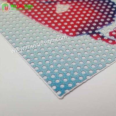 Window Screen One Way Vision Film Privacy Advertising PVC Film Screen Mesh