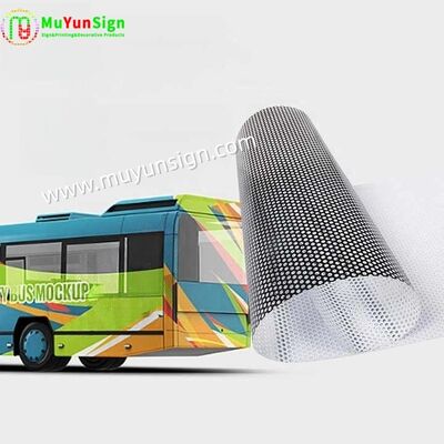 Vehicle Window One Way Vision Car Wrapping Vinyl Privacy Protection Glass Wrapping