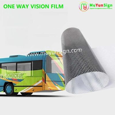 Car Windows One Way Vision Film Stretchable For Privacy Protection