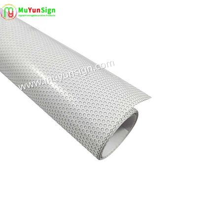 Perforated One Way Vision Vinyl For Glass Window Self Adhesive Printable