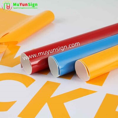 Glossy / Matte Surface Self Adhesive Vinyl For Cutting Vibrant Hues Decorative Film