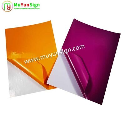 Advertising Color Cutting Vinyl Glossy / Matte Surface PVC Film Precision Cut Edges