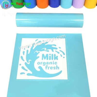 Vehicle Graphics Color Cutting Self Adhesive PVC Vinyl Film For Bathroom Glass Window